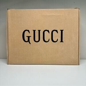 Gucci x Equilibrium | Shoe Box | Tan | H11.25 x W15 x D5.25 inch
